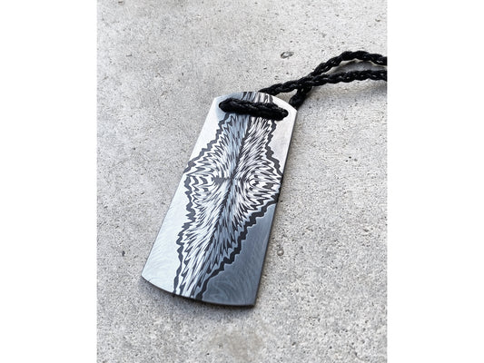 Damascus Toki Pendant