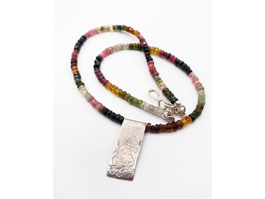 Rainbow Tourmaline Necklace