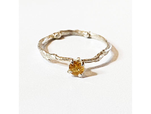 Briar Bloom Ring - Yellow Tourmaline