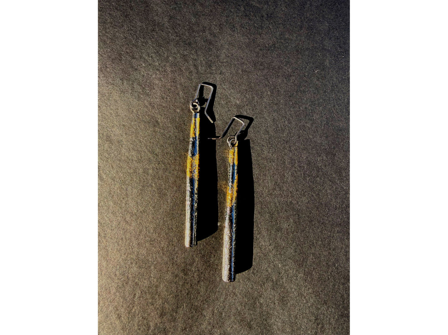 Wrapped Pendant Earrings - 65mm