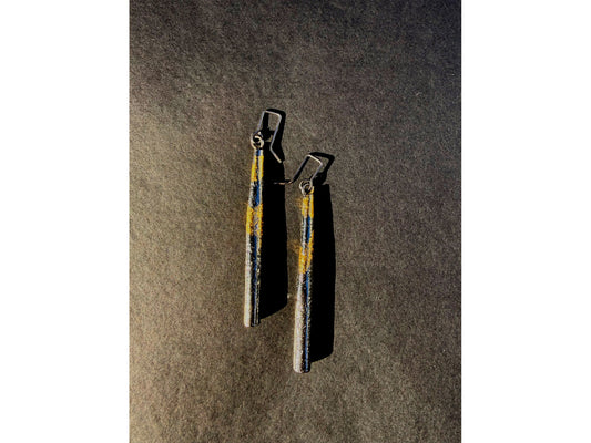 Wrapped Pendant Earrings - 65mm