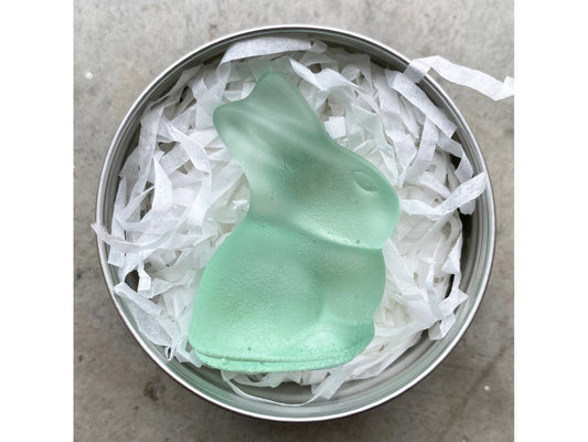 Tiny Pale Emerald Bunny