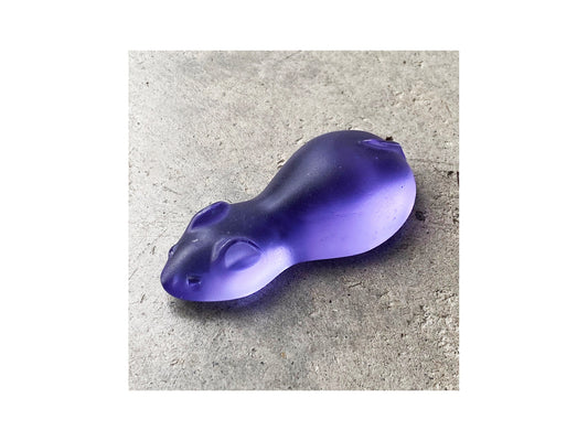 Cast Glass Sugar Mice - Hyacinth