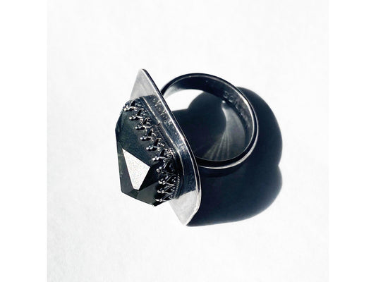 Solace Sapphire & sterling silver Ring