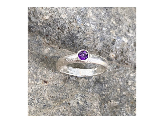 Sterling Silver and Amethyst
