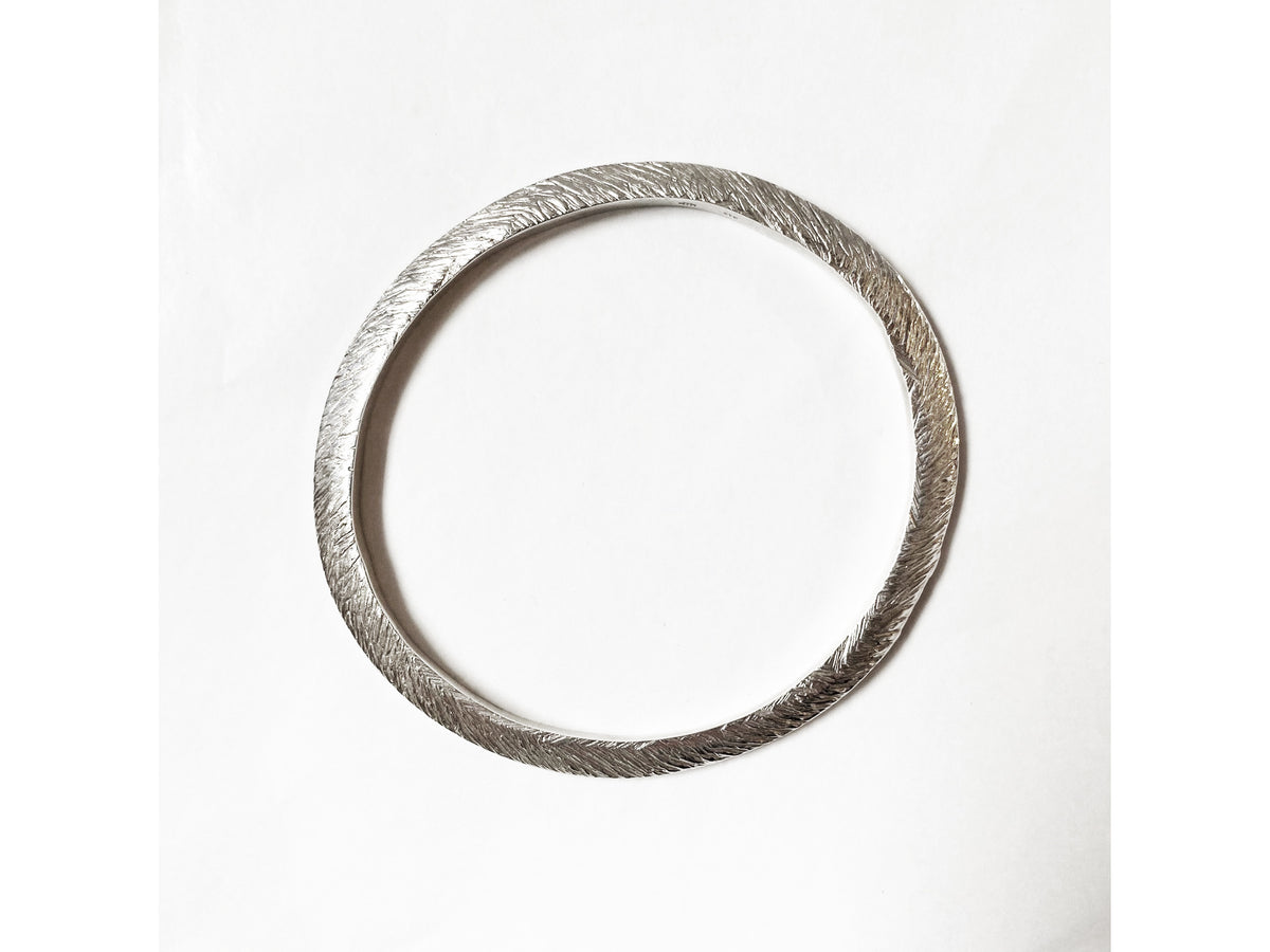 Sunray Silver Bangle
