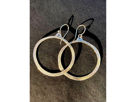 Lunar Eclipse Hoop Earrings
