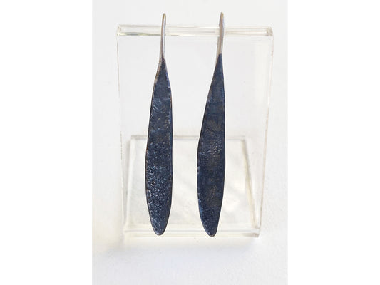 Silver stardust earrings