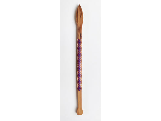 Taiaha in Rimu Red & Purples