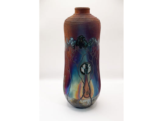 Raku Vessel Tree's Moon