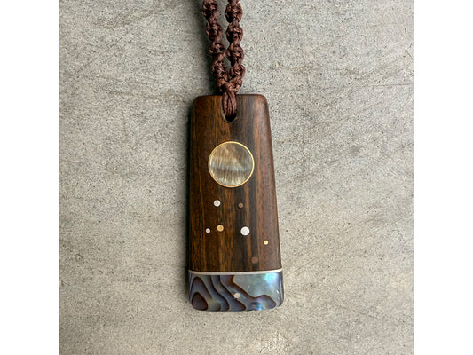 Matariki Pendant - Lignum Vitae Toki
